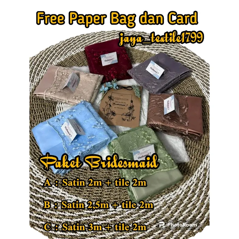 Kain Paket Bridesmaid/ Paket Seragaman/ Bahan Baju Kebaya 0
