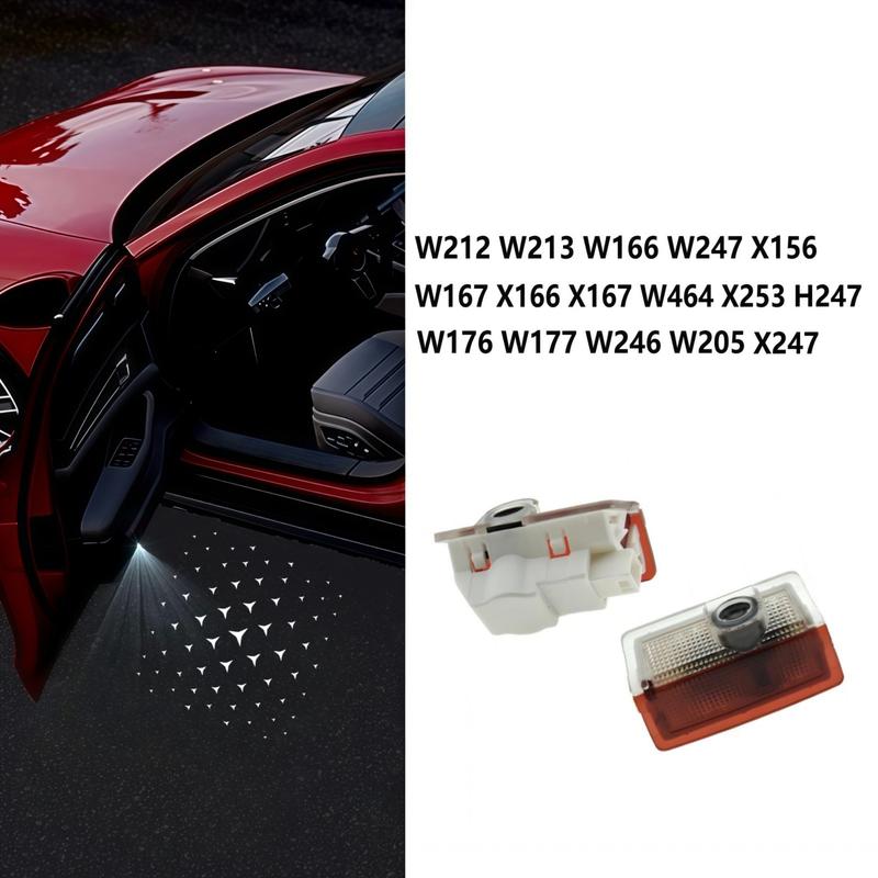 2x Led Car Door Projector Light For Mercedes Benz GLE E Class C GLC A GLB E GLA…