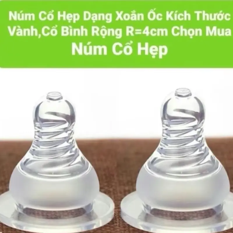 Núm thay thế cho các dòng bình cổ rộng và cổ hẹp 3