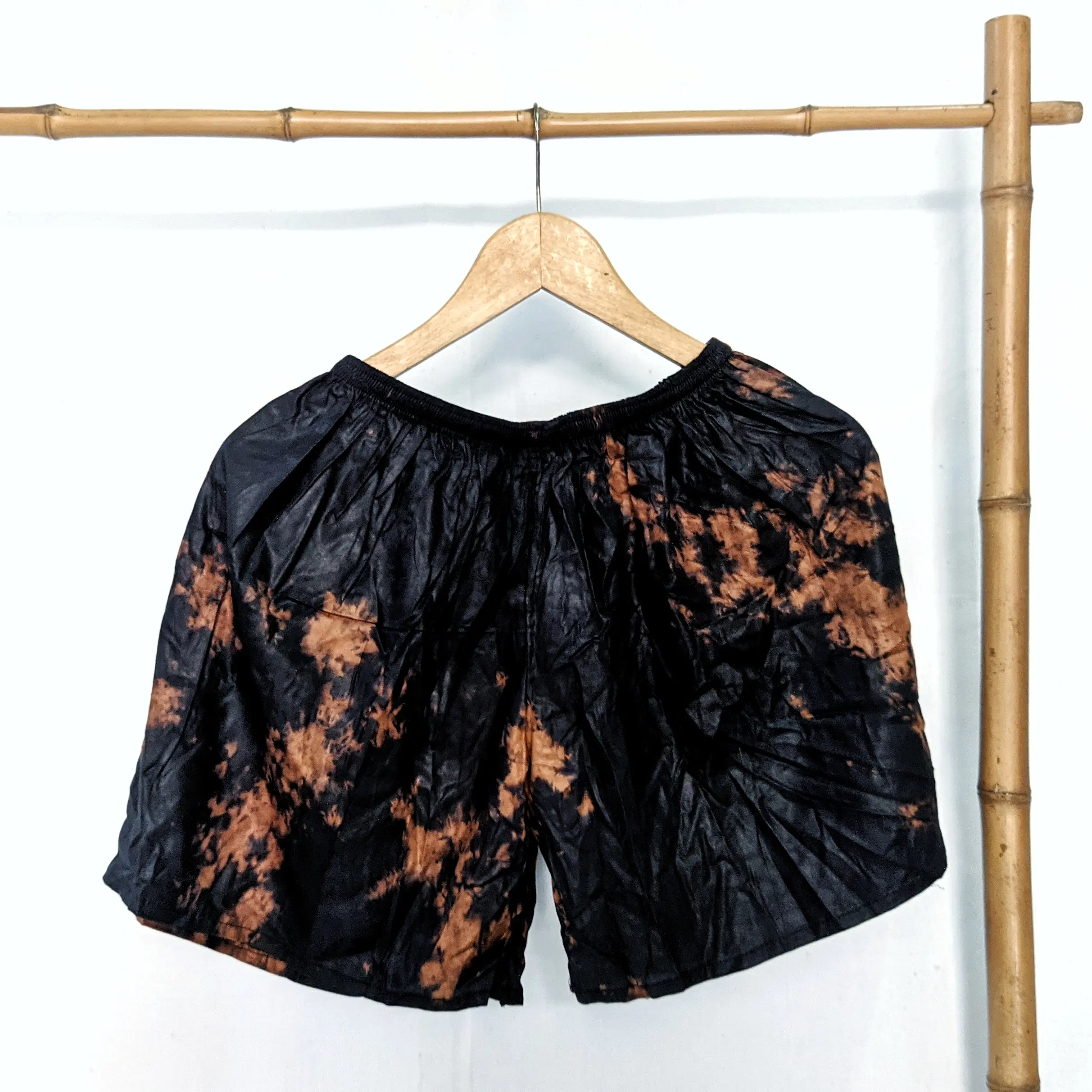 Celana Pendek Wanita Santai Hotpants TieDye Bahan Rayon Motif Kekinian Shorts