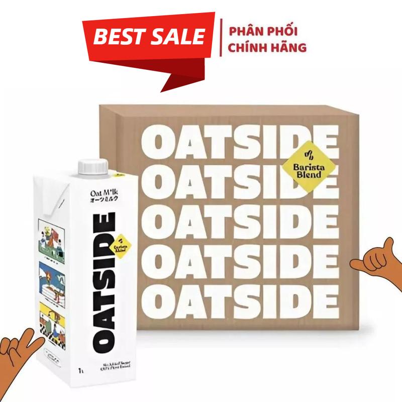 Thùng 6 hộp sữa yến mạch OATSIDE Barista Blend (6 x1L)