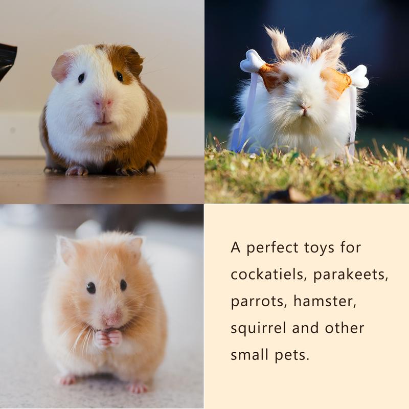 Small Pet Climbing Net Hamster Hammock Swing Toy Chew Toys Rope 28X20XX1CM 7