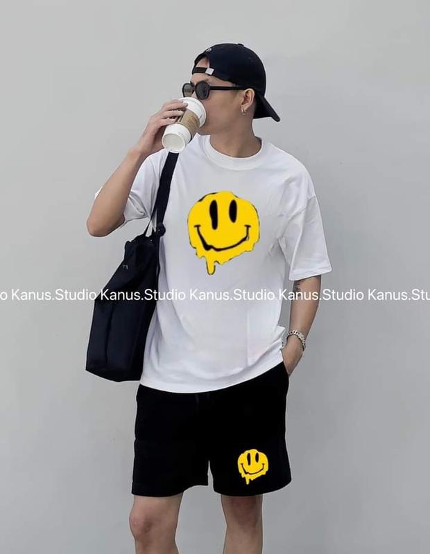 ĐỒ BỘ BIGSIZEE LÊN TỚI 130KG  THÔNG THƯƠNG CỔ TRÒN ÔMA GON TRƠN CAO CĂP Cotton Menswear Quần Áo Thun Nam 3