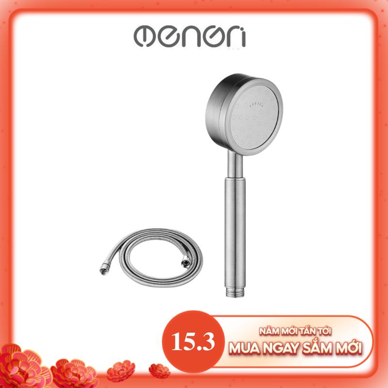 Bát Sen Nhà Tắm Tăng Áp INOX 304 Có Kèm Dây 1,5m - OENON