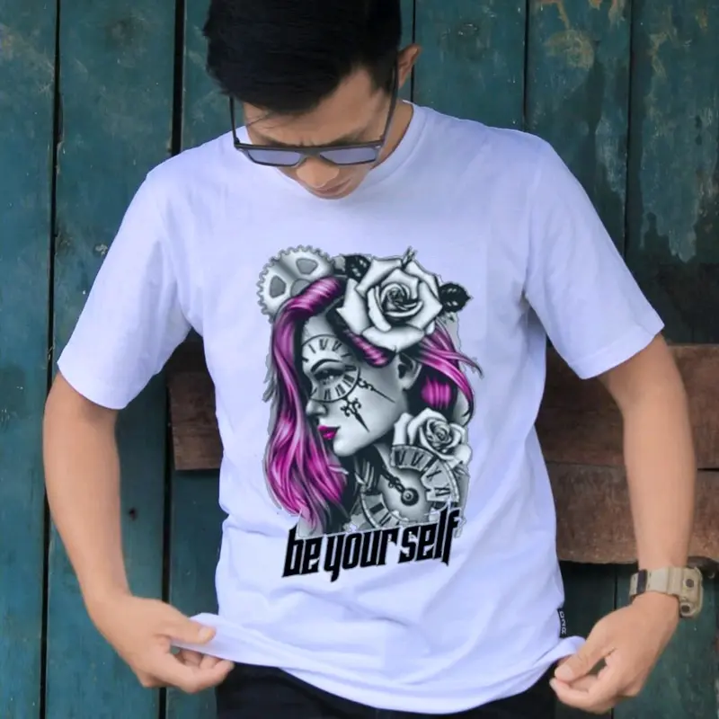 Kaos Distro Original Murah Bandung D2R motif 3D Baju pria wanita keren 0