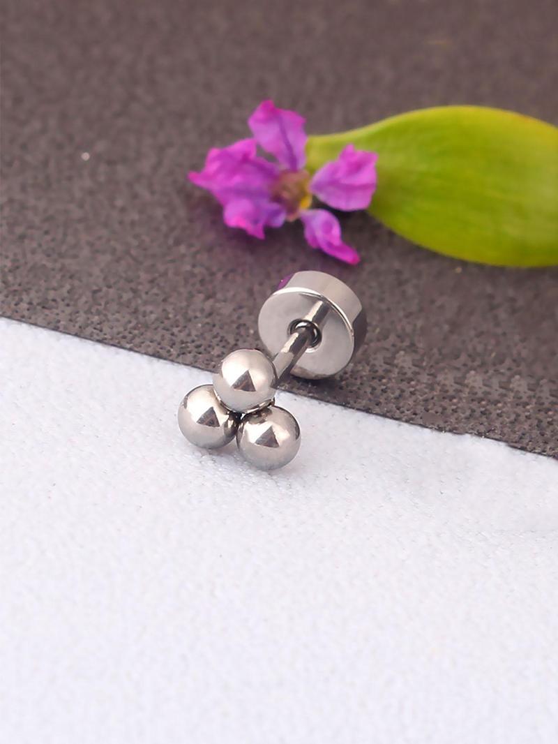 Product Introduction of Cartilage Pretty Studs  Earrings for Women, Threadless Flat Back Earrings, Hypoallergenic Earring, Stainless Steels Forward Helix Jewelry 6