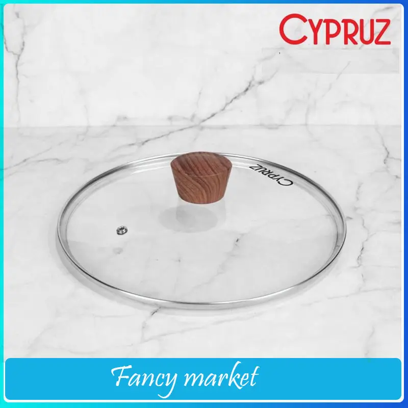 CYPRUZ/JEJU TUTUP KACA panci Marble Cocok Untuk Semua Type - PASTI ORIGINAL