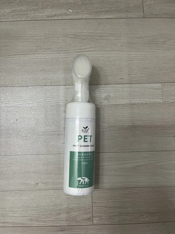 Bình xịt bọt rửa chân cho chó mèo, Dụng cụ làm sạch bàn chân cho thú cưng, bọt rửa chân cho thú cưng 150ml 7