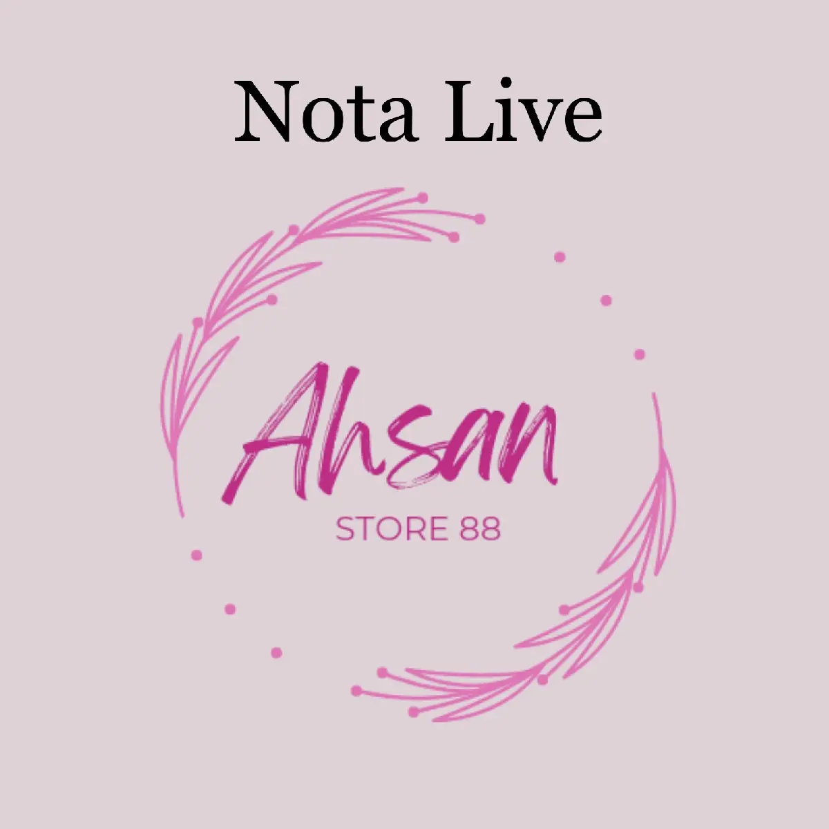 Nota Live Baju Tas
