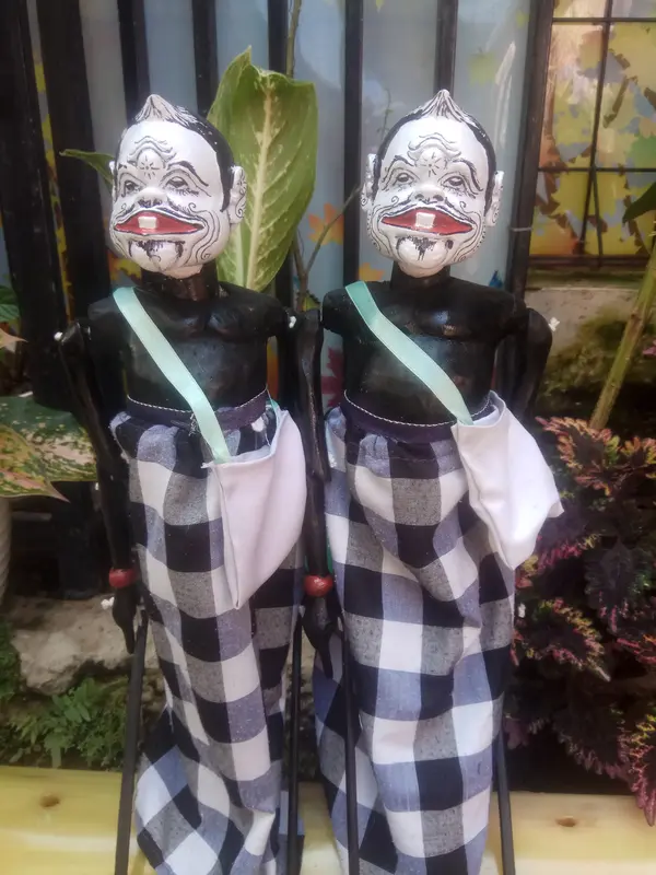 Wayang Golek Semar (Giri Harja Jelekong)Badan leher Kayu 0