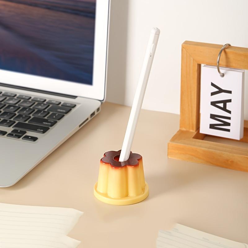 Cute Pudding Design Pen Holder, 5 Counts Multifunctional Chopstick & Accessory Organizer, Creative Desk Decor for Workspace Aesthetics 2