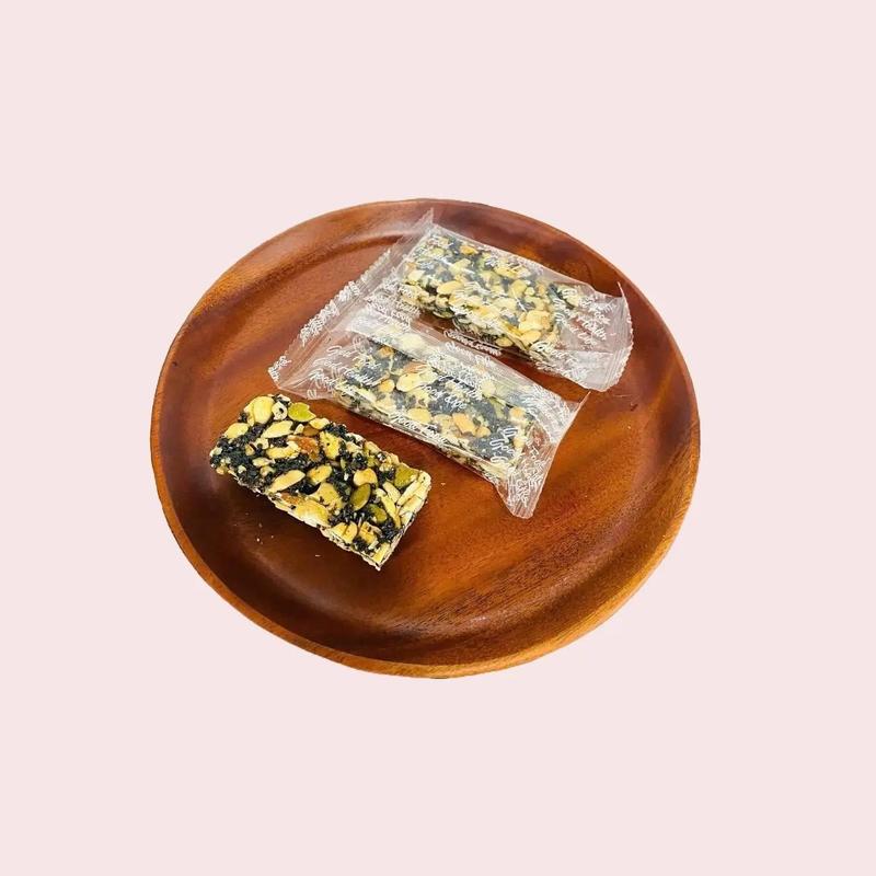 Thanh mè đen mix hạt dinh dưỡng Mộc Lan Healthy 250g 500g thanh gạo lứt mix hạt banh keo Bánh Granola Siêu protein bar