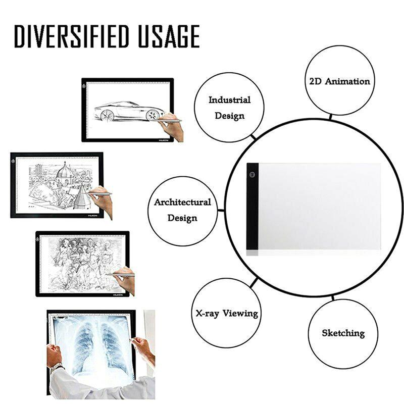 Product Introduction of Bảng Stencil Nghệ Thuật LED, Kích Thước A5, Hộp Đèn, Hộp Đựng USB, Bàn Vẽ Theo Dõi, Đệm Có Thể Điều Chỉnh 38