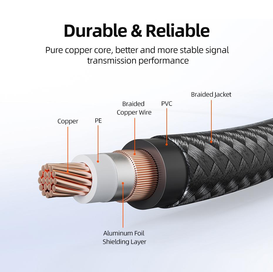 CABLETIME Kabel Aux TS 6.5mm Mono Audio Jack for Audio Equipment CABLETIME Kabel Aux TS 6.5mm Mono Audio Jack for Audio Equipment