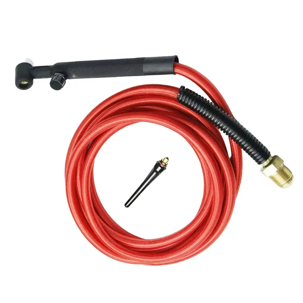 【MSTK】 WP-17FV Air Cooled TIG Red Torch Cable Kit 12.5 Ft /25 Ft Super Flex Valve 150A