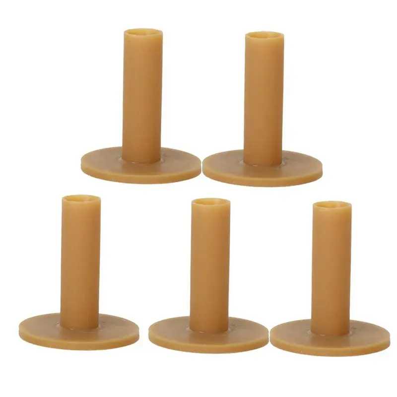 5 pcs Coffee Color, Not Flying, Rubber, Light, 80mm, Durable Hard Hammer Golf Shirts
