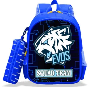 Tas Sekolah Anak TK SD Rangsel Karakter Squad Game EVOS Fayus - Anti Air/Water Proof -  Ransel Fashion