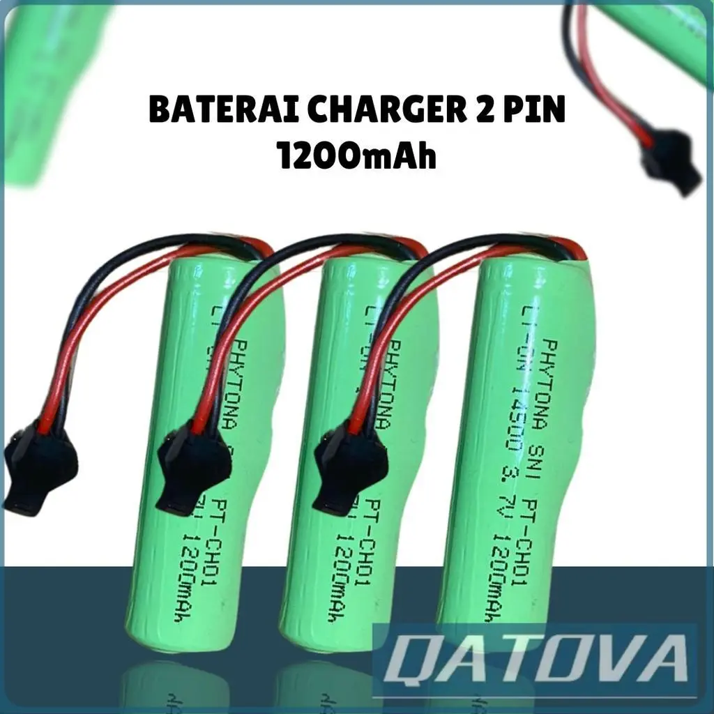 BATERAI CAS 14500 3.7VOLT 1200mAh UNTUK RC MOBIL REMOTE CONTROL COLOKAN HITAM 2MP LITIUM