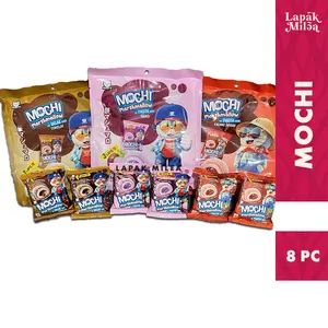 Mochi Marshmallow Lembut Aneka Rasa Coklat Taro Mangga Kacang by Sidore 1pack isi 8 pc