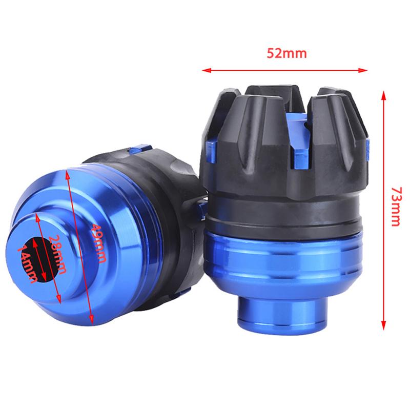 Product Introduction of Motorcycle Axle Cap Front Shock Nut Cap 50MM 1 pair Universal 12