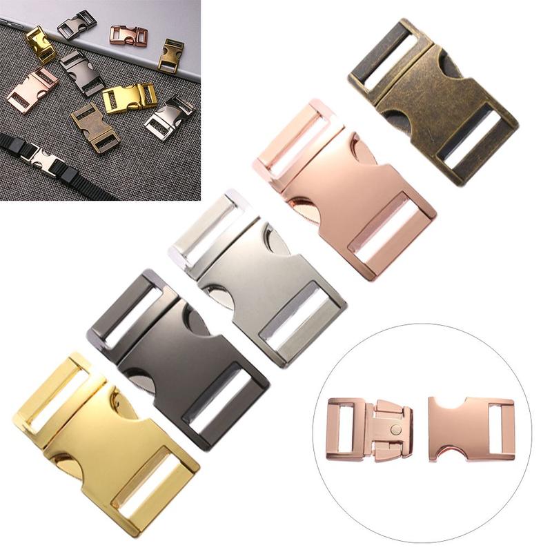 Product Introduction of 1pc 5 colors DIY Paracord Bracelet Outdoor Camping Backpack Bags Accessories Pets Collar Webbing Hardware Part Side Release Buckles 12