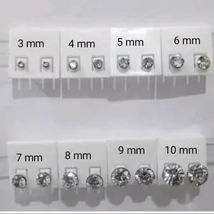Anting permata monel/anting stenlis steel/anting baja Elegan pria dan wanita