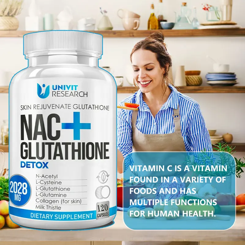 nac+ glutathione 2028 mg NAC + Glutathione 2028MG - Supports skin and immune system, stimulates cell repair and reduces oxidative stress (30 60 120 capsule supplement)