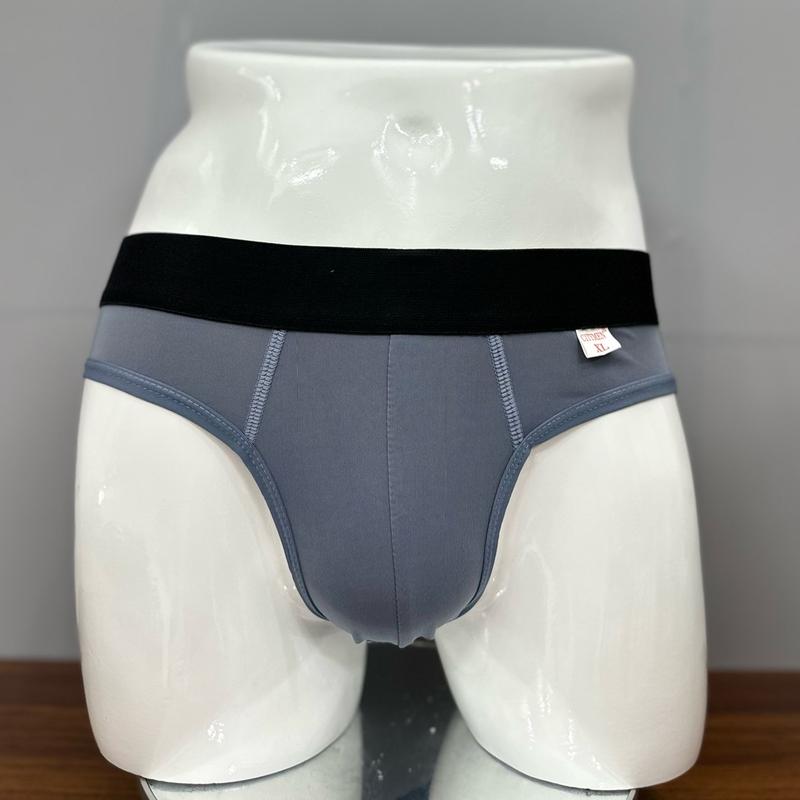 Combo 5  quần Sịp Tam giác cho nam cạp 4cm vải thun lạnh, kháng khuẩn khử mùi có dãn 4 chiều lưng trơn dễ mặc Boxer Quần Boxer Quần lót Menswear 5