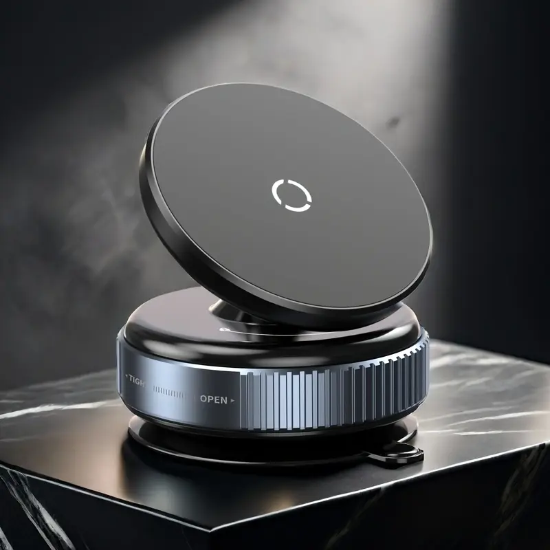 The New Upgraded 360° Rotating Magnetic Universal Phone Holder Features Vacuum And Magnetic Suction for a Stable Car Mount. It'S Suitable for Use in The Kitchen, on Desks, in Offices, During Workouts, While Traveling, And in Cars.