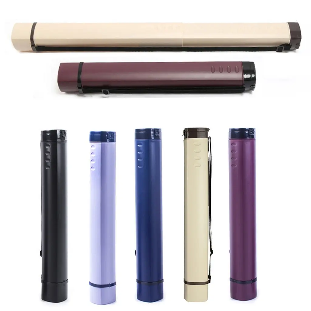 Extendable Poster Tubes Expandable 25” to 40” with Shoulder Strap for Carry Documents Blueprints Drawings Oil Paintings