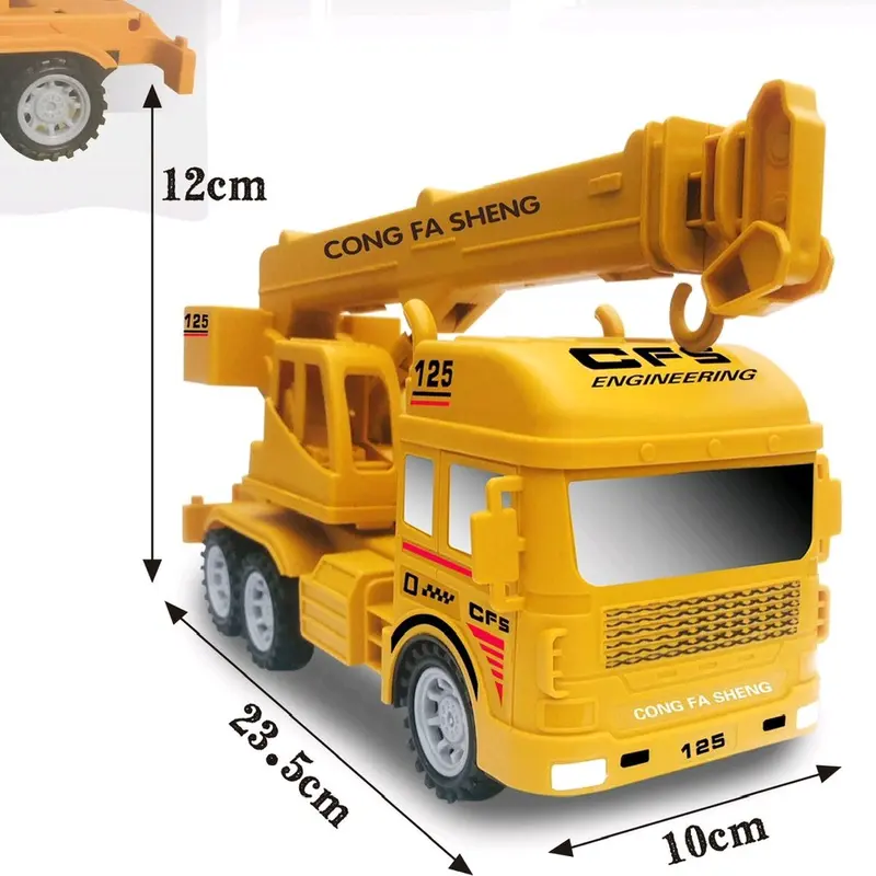 Bộ đồ chơi xe công trình cho bé 4