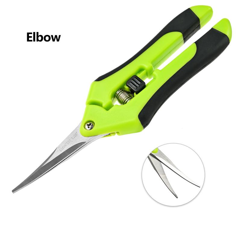 Product Introduction of Garden Pruning Shears Stainless Steel Pruning Tools Hand Pruner Cutter Grape Fruit Picking Weed Household Potted Branches Pruner 25