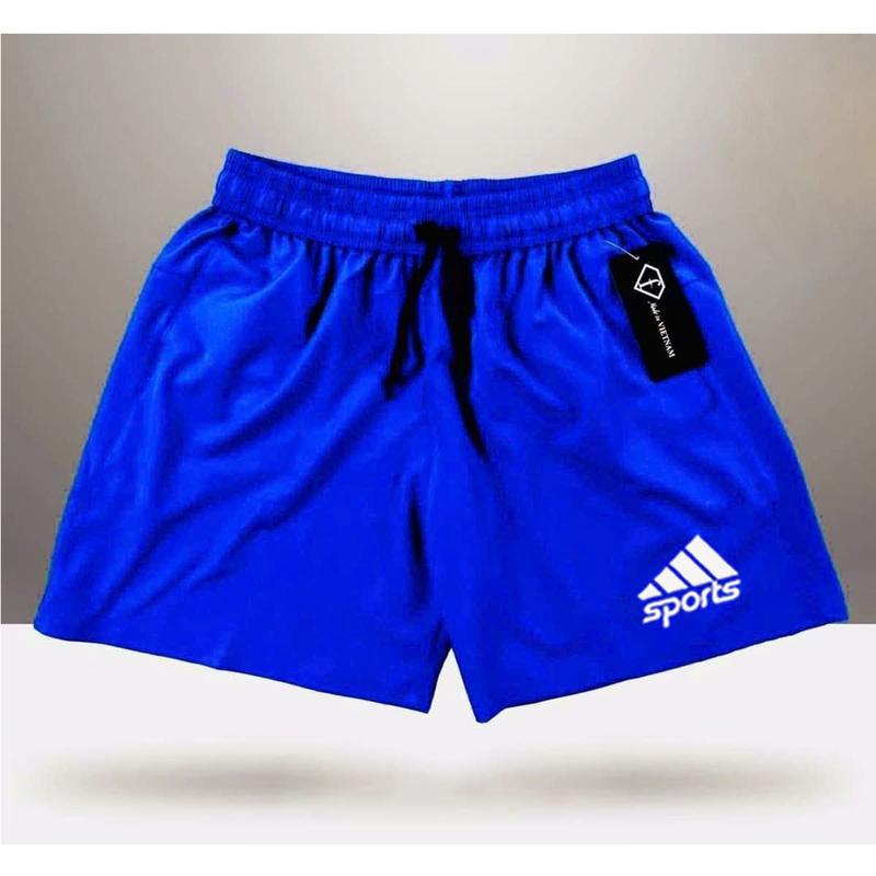 QUẦN ĐÙI THỂ THAO, CHẤT MÈ THÁI THOÁNG MÁT, CO GIÃN 4 CHIỀU. SIZE 45 - 100 kg. MẪU SPORTS KẺ 3 VẠCH 5