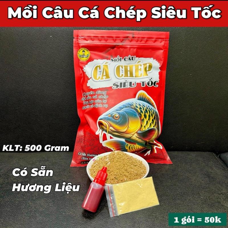 Mồi câu cá Chép Siêu Tốc của Biệt Đội Săn Hàng