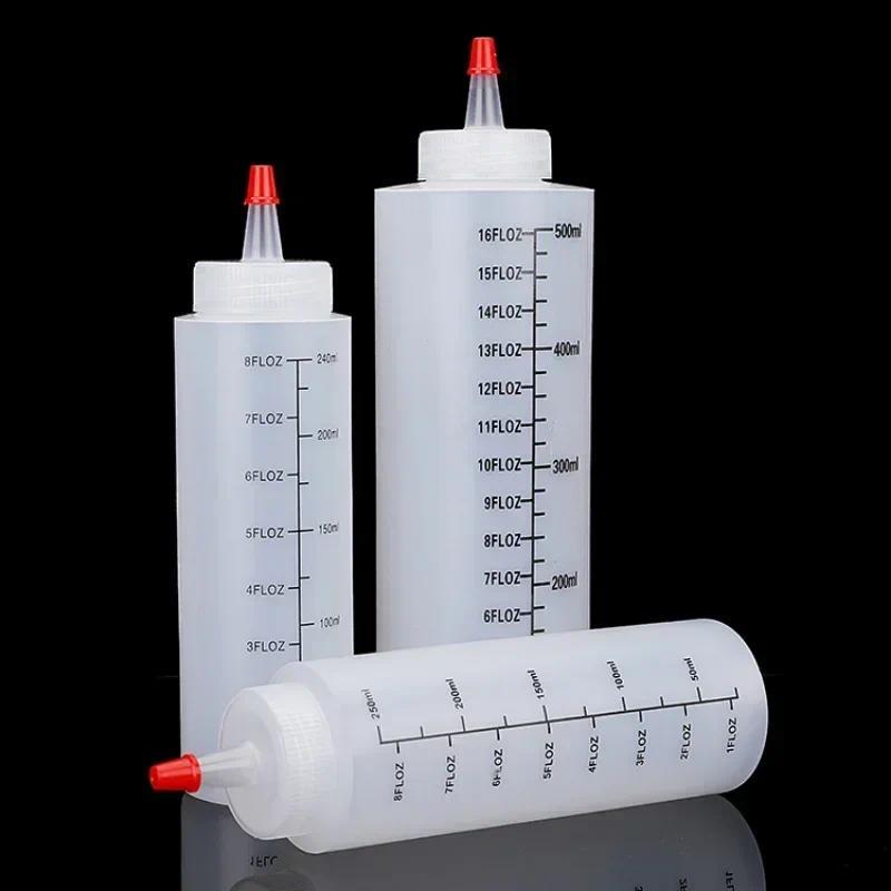 Product Introduction of Sauce Squeeze Bottle Plastic Pointed Salah Dressing Condiment Squeeze Bottles with Red Lid Mustard Dispensers Kitchen Supply 22