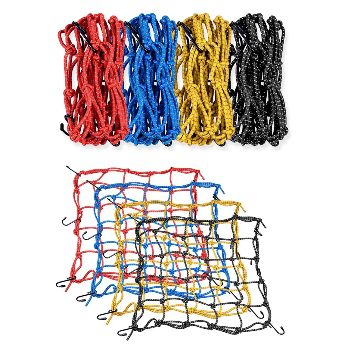40x40cm Reflection Motorcycle Cargo Net Motorcycle ATV Luggage Storage Organizer Net