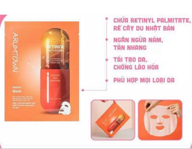Mặt Nạ Dưỡng Da Làm Sáng Cấp Ẩm Arumtown Hàn Quốc (25g) 1