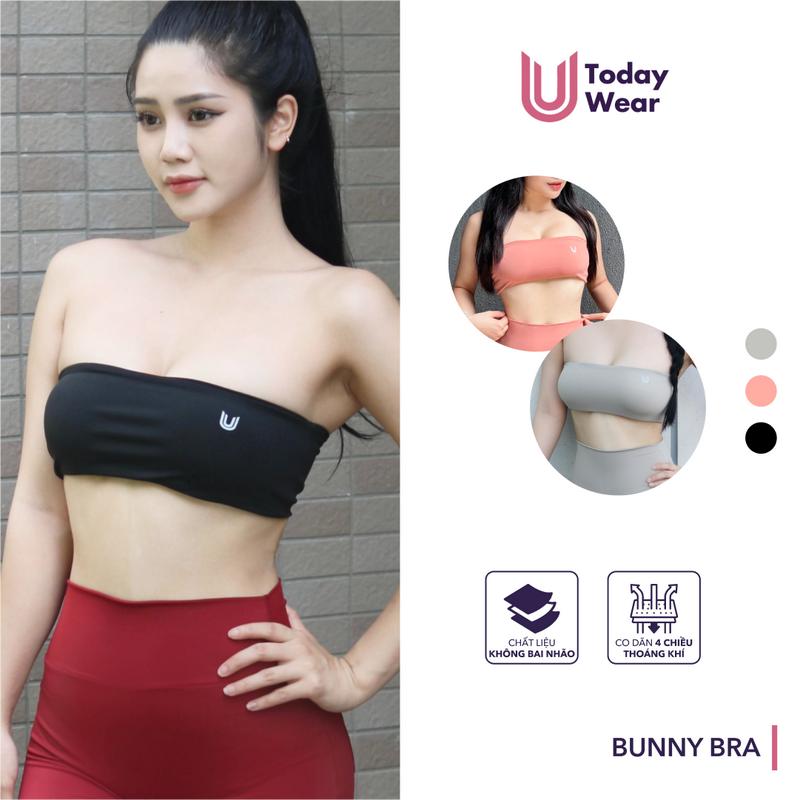Bunny Bra - Áo bra quây Today U Wear không dây chống tụt cho nữ tập gym Sport