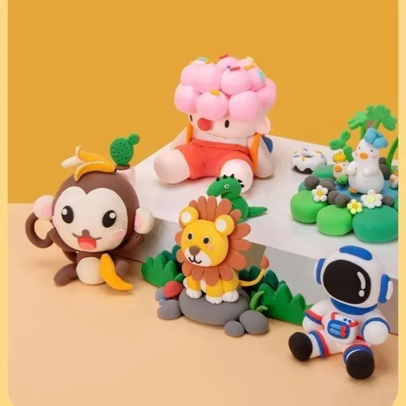 PGTOYS - Mainan Edukasi Anak Clay Polymer Super 8D 1 Pack isi 12 Warna Lilin Plastisin Mainan Sensory Motorik Buah 4