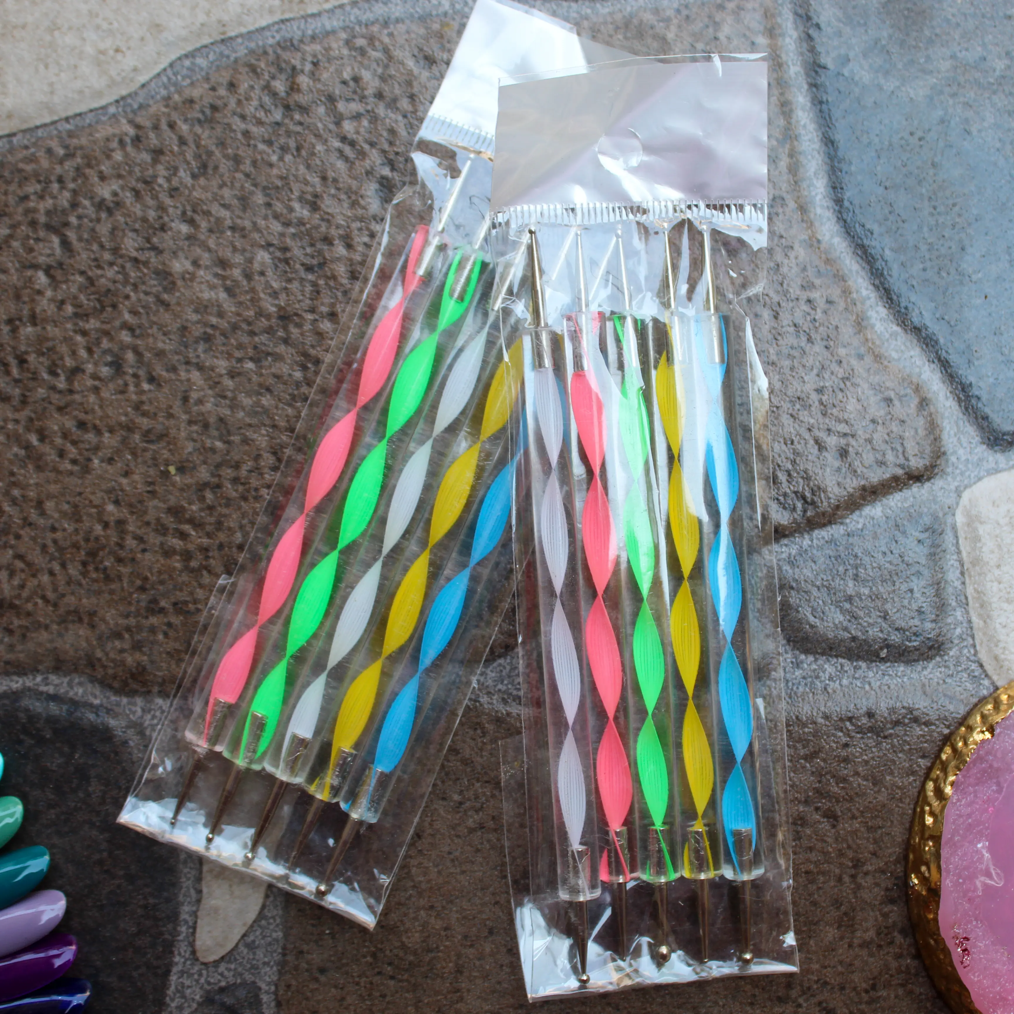 Dotting Pen Isi 5 Pcs / Dotting tools Untuk Nail Art
