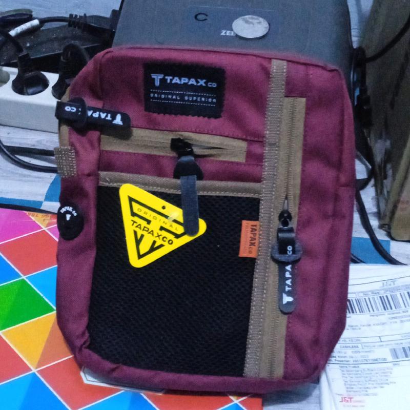 Tas Slempang Tapax Briton Pria Wanita Tas Selempang Pria Wanita Terbaru Kanvas Slingbag 0