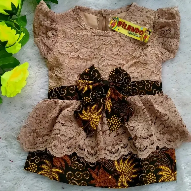 kebaya bayi dan anak warna moca//tedak sinten//kebaya bayi murah Parsel 3