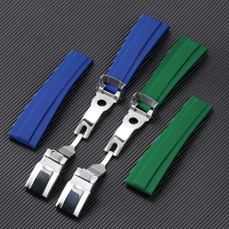 Dây Đồng Hồ, Dành Cho Rolex Oyster, Datejust, DAYTONA, SUBMARINER, GMT, 20mm, Dây Đeo Đồng Hồ Cao Su Chống Thấm Nước, Thích Hợp Cho Nam Giới, Vòng Đeo Tay Thể Thao 3