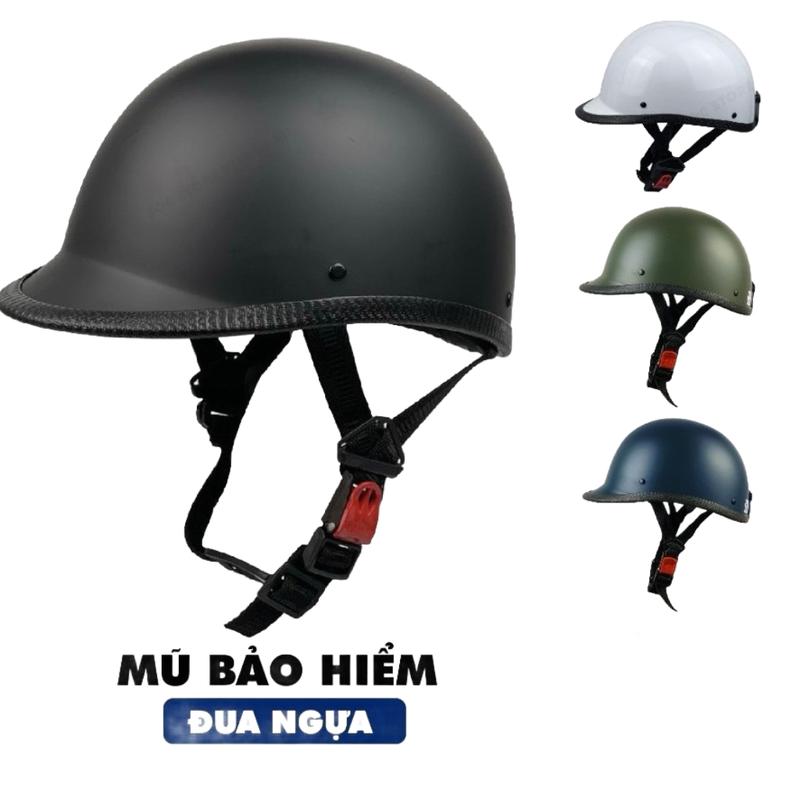  Mũ bảo hiểm lưỡi trai nửa đầu Đua Ngựa nhẹ nhàng thời trang đi trong phố 