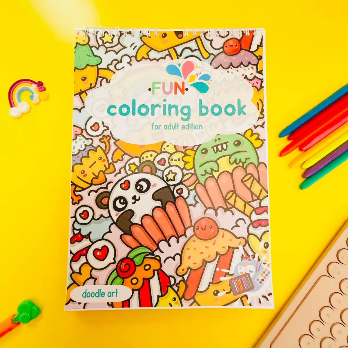 Buku Mewarnai Coloring Book Doodle Art Edition
