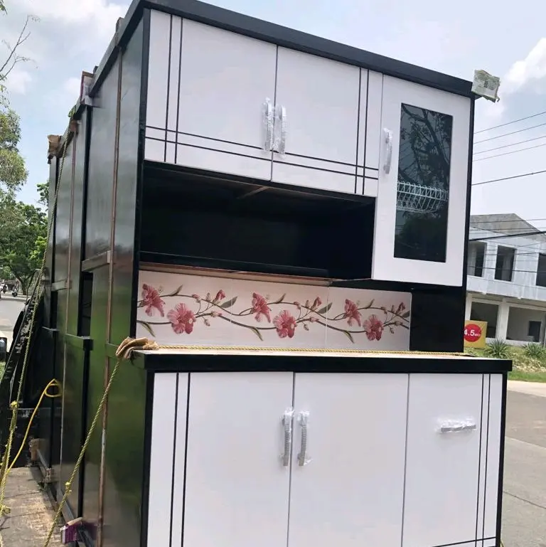 Lemari Sayur 3Pintu Body Hitam