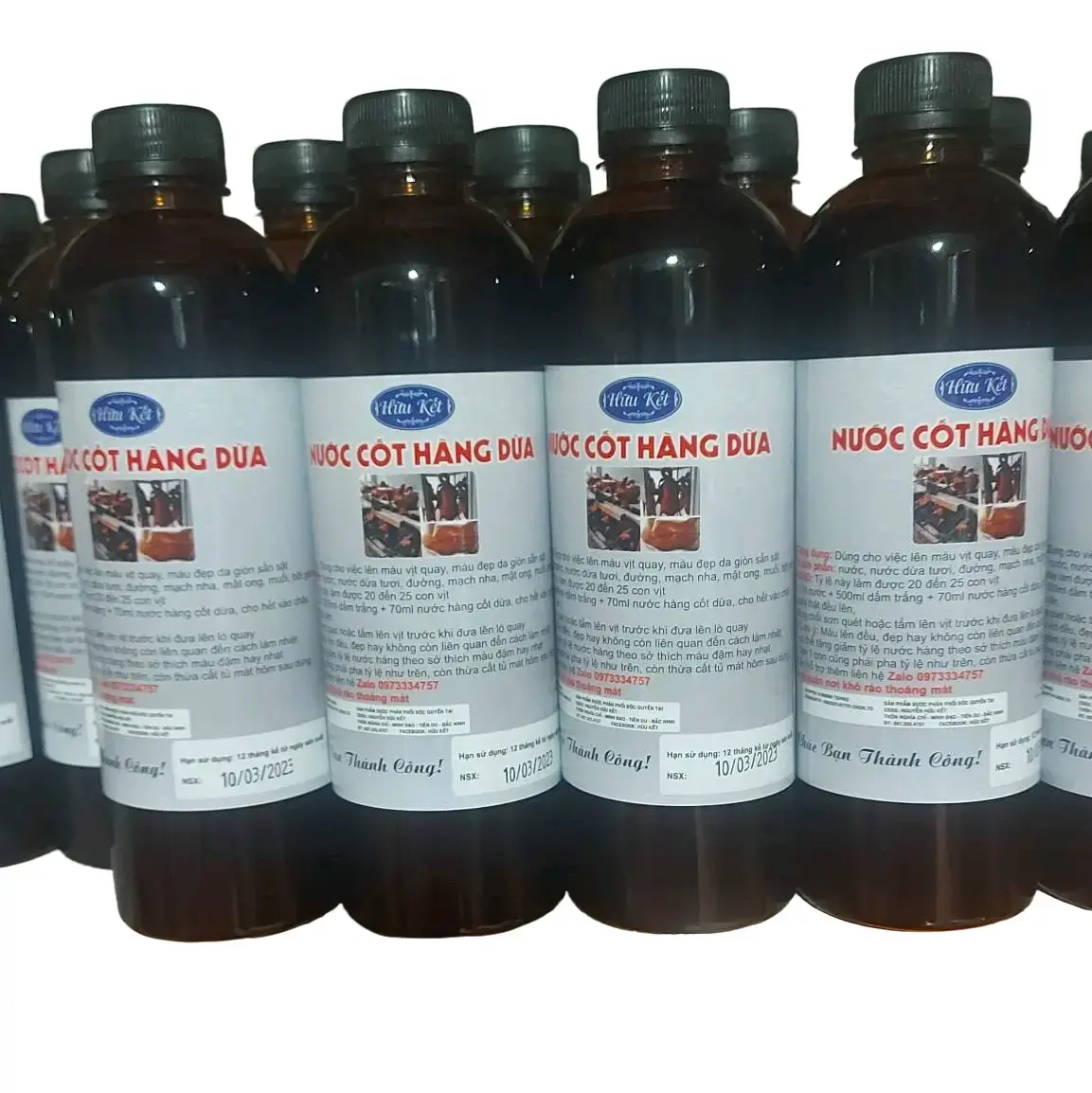 Nước Hàng Cốt Dừa Lên Màu Vịt Quay ( 1chai 500ml /150con )