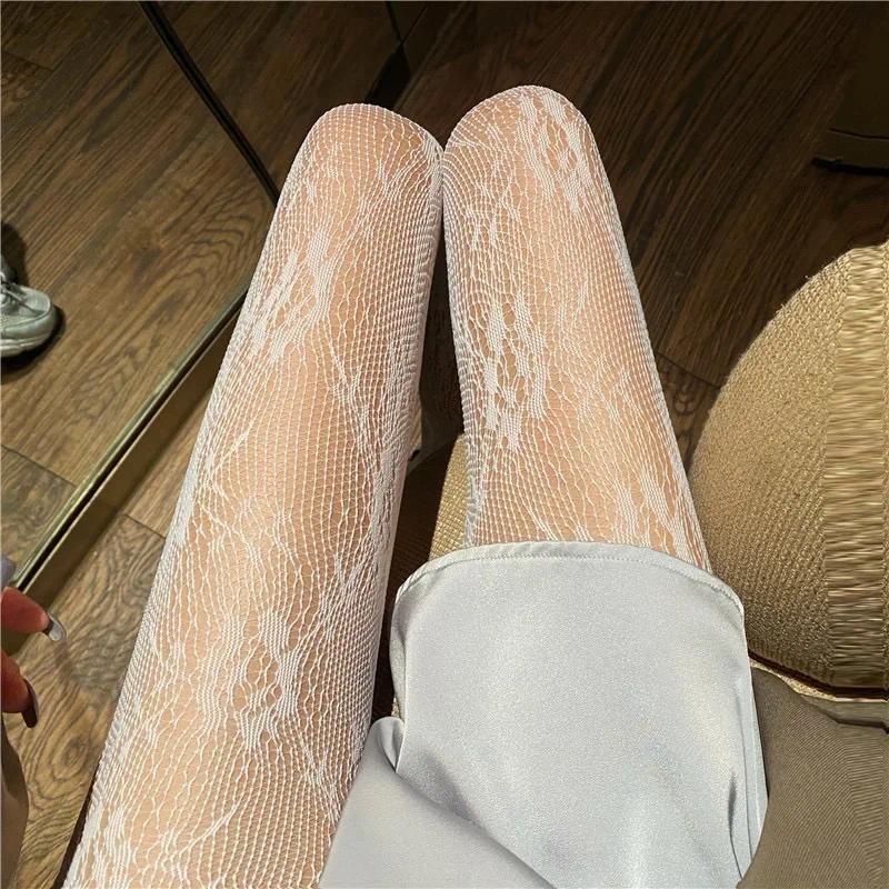 Product Introduction of Tất lưới, phong cách Gothic Lolita, quần tất lưới cho phụ nữ, quần tất lưới, quần tất Y2k, với quần legging họa tiết hoa, đồ lót gợi cảm 27