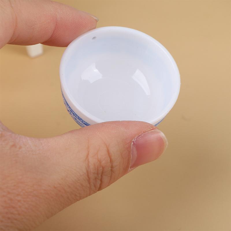 Product Introduction of 2Pcs/Set 1:6 Dollhouse Miniature Retro Bowl Blue and White Bowl Tableware Kitchen Model Decor Toy Doll House Accessories 22