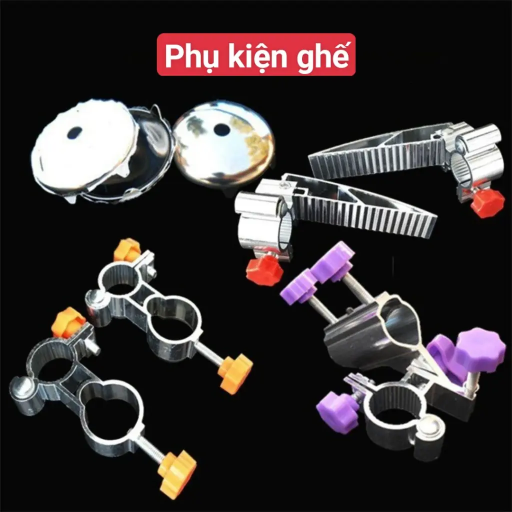 Phụ kiện gắn ghế câu đài, phụ kiện ghế cá chép